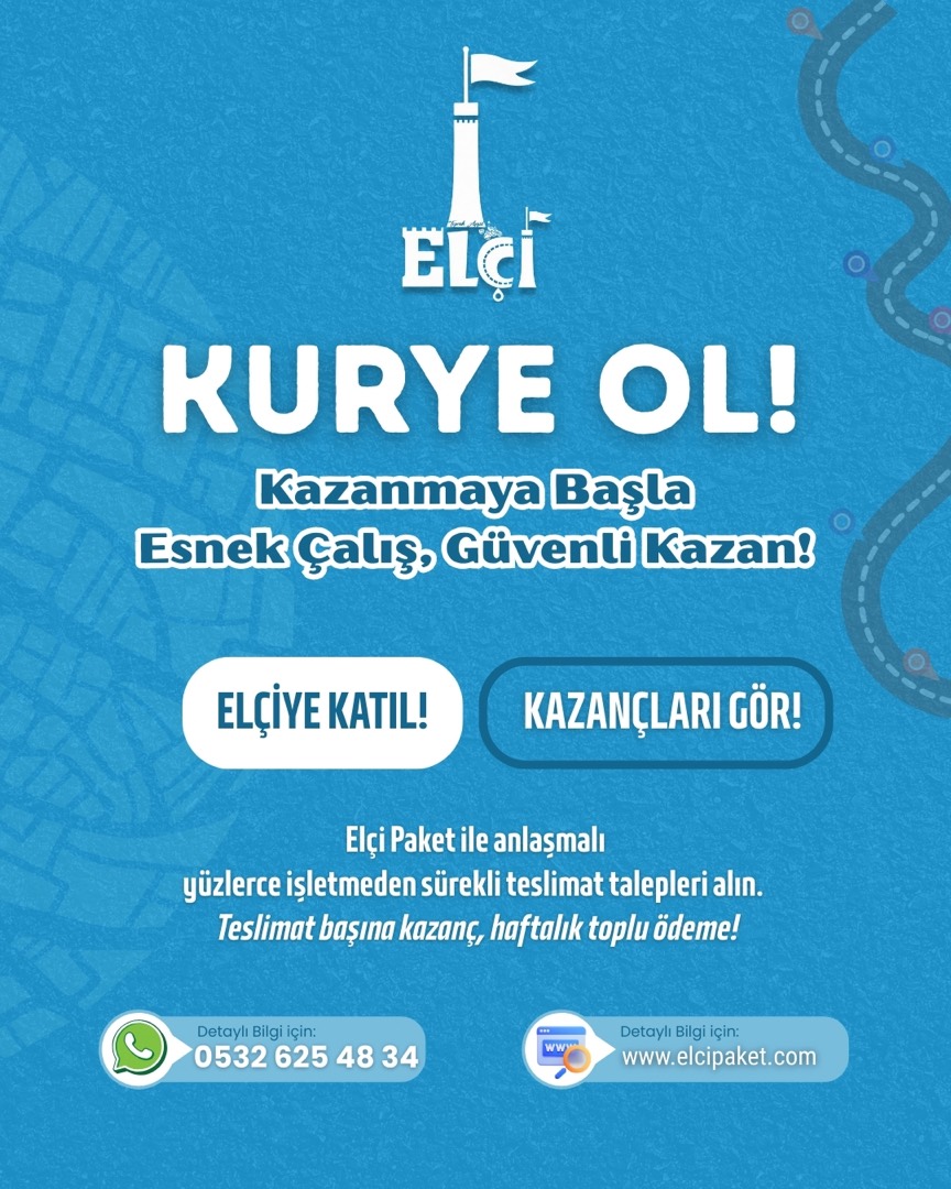 Kurye ol, kazanmaya başla: esnek çalış, güvenli kazan